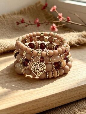 🥥 Beaded Stack Bracelet 🥥